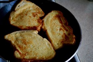 フレンチトースト_焼き